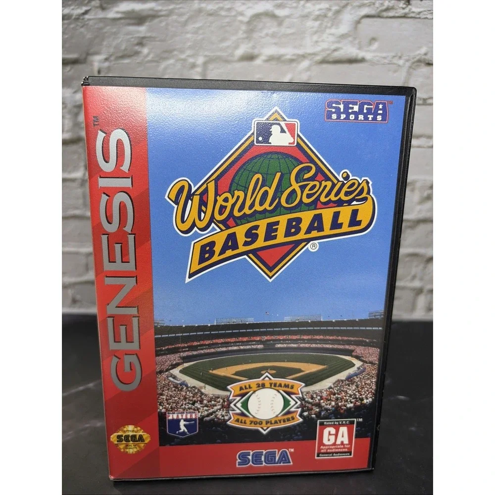 World Series Baseball Sega Genesis 1994 CIB Complete Case Manual 010086012224